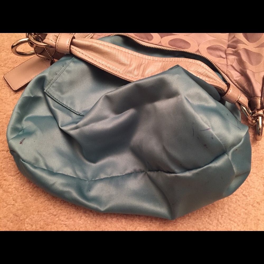 Coach Kristin Op Art Sateen Hobo (H1182-16784) - Picture 10 of 13